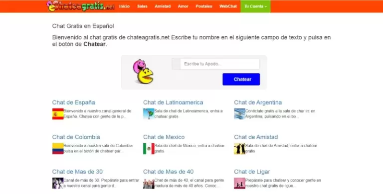 ChateaGratis sitios sobre chat sexo